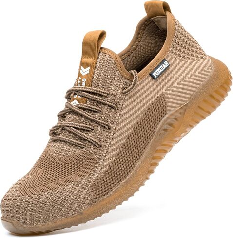 Furuian Steel Toe Shoes for Men Women Waterproof Work Shoes Safety Sneakers Shoes Comfortable Lightweight Puncture Proof Slip on Indestructible Work Shoes in Saudi Arabia