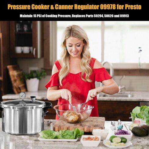 Pressure Cooker & Canner Regulator for Presto 09978, Replaces Parts 50294, 50626 and 09913 in Saudi Arabia