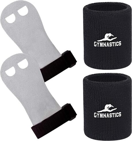 Gymnastics Hand Grips Wristbands for Girls Kids Youth in Kuwait