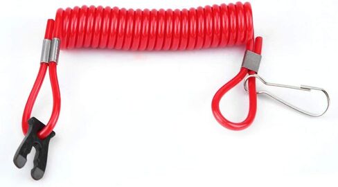 Acouto Kill Switch الحبل لسوزوكي Outboard Kill Switch الحبل في حالات الطوارئ السلامة Kill Stop Switch الحبل الخارجي مشبك أمان الإشعال مناسب لسوزوكي in Kuwait