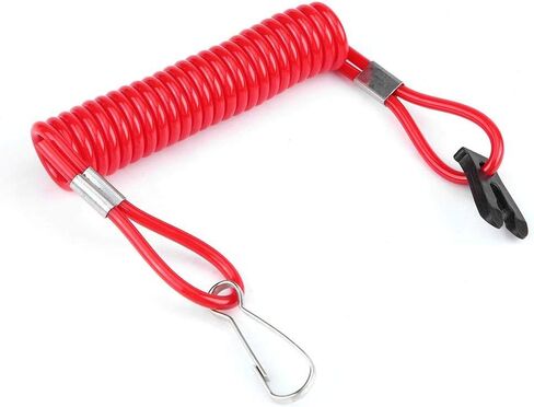 Acouto Kill Switch الحبل لسوزوكي Outboard Kill Switch الحبل في حالات الطوارئ السلامة Kill Stop Switch الحبل الخارجي مشبك أمان الإشعال مناسب لسوزوكي in Kuwait