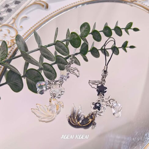 AGEN KGEN Aesthetic Y2K Pink Phone Charm Cute Cell Phone Charms Strawberry Star Heart Phone Straps Charms Y2K Accessories for Women Girls Phone Bag Camera Pendants Decor in Saudi Arabia