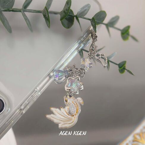 AGEN KGEN Aesthetic Y2K Pink Phone Charm Cute Cell Phone Charms Strawberry Star Heart Phone Straps Charms Y2K Accessories for Women Girls Phone Bag Camera Pendants Decor in Saudi Arabia
