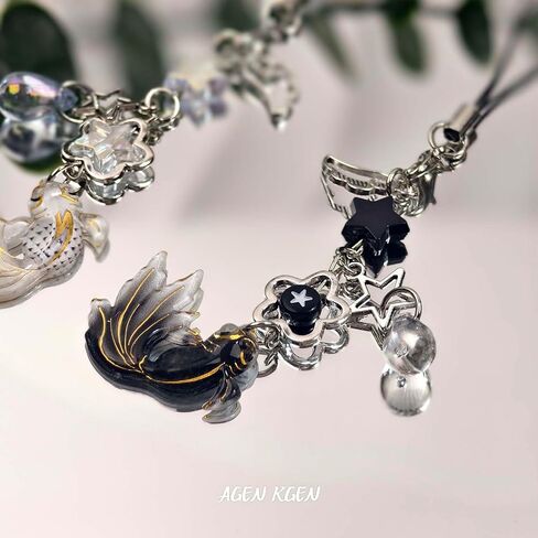AGEN KGEN Aesthetic Y2K Pink Phone Charm Cute Cell Phone Charms Strawberry Star Heart Phone Straps Charms Y2K Accessories for Women Girls Phone Bag Camera Pendants Decor in Saudi Arabia