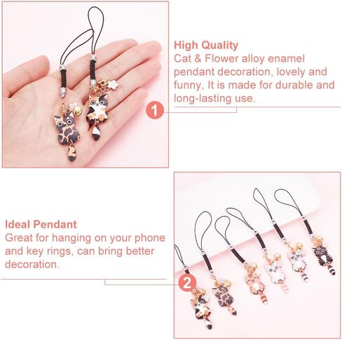 OLYCRAFT دلايات الهاتف المحمول النمط الياباني حلية هاتف سبيكة دلايات حزام الهاتف المحمول قلادة لحقيبة الظهر محفظة المفاتيح قلادة الملحقات in Kuwait
