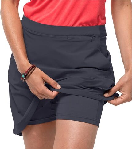 Jack Wolfskin Women's Standard Hilltop Trail Skort W, Graphite in Saudi Arabia