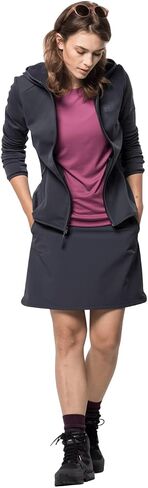 Jack Wolfskin Women's Standard Hilltop Trail Skort W, Graphite in Saudi Arabia