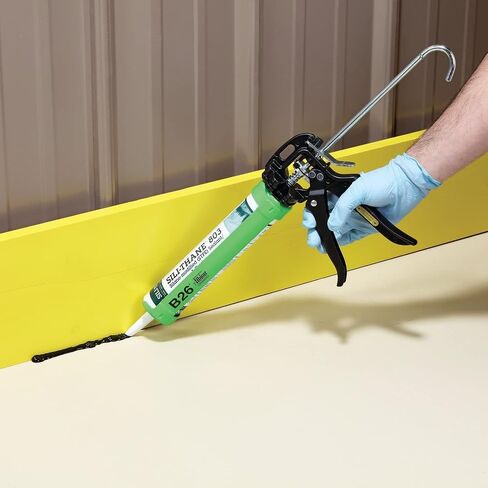 New Pig Sili-Thane 803 Sealant, for Metals, Masonry, Glass, Plastics & Wood, 1-10.3 fl oz Cartridges, Black, PTY340-1-BK in Saudi Arabia