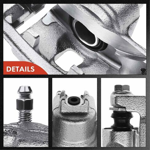 A-Premium Disc Brake Caliper Assembly with Bracket Compatible with Select Saab and Subaru Models - 9-2X 2005-2006, Forester 2004-2008, Impreza 2004-2007 - Rear Driver and Passenger Side, 2-PC Set in Saudi Arabia