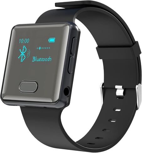مشغل MP3 wiwoo مع بلوتوث، مشغل MP3 رياضي بلوتوث بسعة 16 جيجابايت مع حزام ساعة ومشبك للتسلق والمشي لمسافات طويلة وركوب الدراجات والركض واليوجا مع راديو FM ومسجل صوت وعداد الخطى وبطاقة SD صغيرة تصل إلى 128 جيجابايت in Kuwait