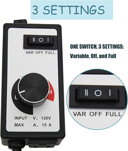 JOD راوتر مروحة تحكم متغير السرعة للتحكم في المحرك الكهربائي ريوستات التيار المتناوب 120 قوة من 500 واط إلى 1800 واط الضابط in Kuwait