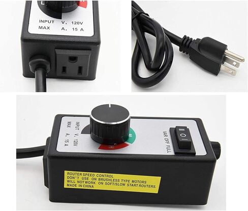JOD راوتر مروحة تحكم متغير السرعة للتحكم في المحرك الكهربائي ريوستات التيار المتناوب 120 قوة من 500 واط إلى 1800 واط الضابط in Kuwait