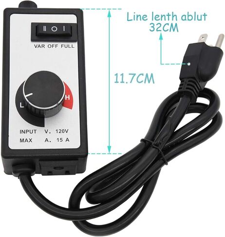 JOD راوتر مروحة تحكم متغير السرعة للتحكم في المحرك الكهربائي ريوستات التيار المتناوب 120 قوة من 500 واط إلى 1800 واط الضابط in Kuwait