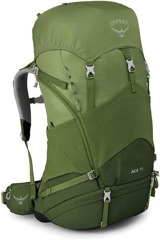 Osprey Ace 75L Kids' Backpacking Backpack, Venture Green in Saudi Arabia