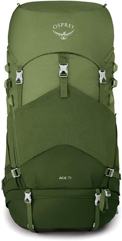 Osprey Ace 75L Kids' Backpacking Backpack, Venture Green in Saudi Arabia