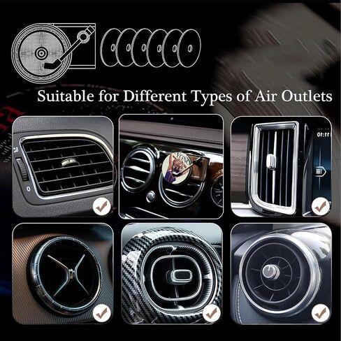18PCS Beyonce Car Air Fresheners Vent Clips, Album Cover Air Freshener, Women Turntable Air Freshener Car Vent Clip, Car Accessories For Music Fans Gift in Saudi Arabia