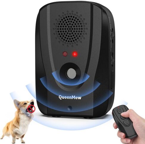 أجهزة ردع نباح الكلاب مع جهاز تحكم عن بعد، نطاق جهاز مضاد للنباح يصل إلى 33 قدمًا، أجهزة التحكم في نباح الكلاب مع تسجيل و3 وظائف قابلة للتعديل، رادع النباح الصوتي مناسب لكلب واحد in Kuwait