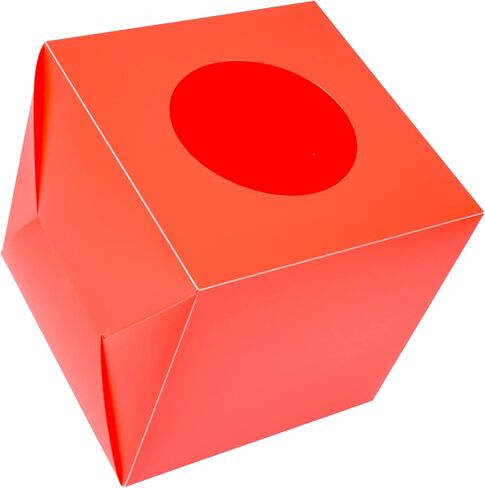 FUNOMOCYA Box Box صندوق السحب صندوق منظم بلاستيكي حاوية تذكرة السحب حاوية بلاستيكية صناديق السحب صندوق الرسم صندوق البريد صندوق الألعاب صندوق كرة التذكرة لوازم السحب المكتب الأحمر in Saudi Arabia