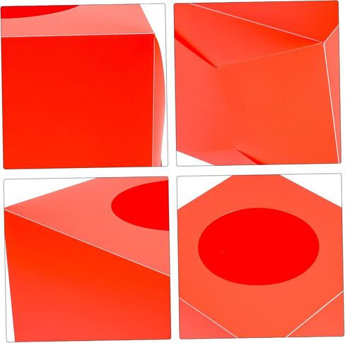 FUNOMOCYA Box Box صندوق السحب صندوق منظم بلاستيكي حاوية تذكرة السحب حاوية بلاستيكية صناديق السحب صندوق الرسم صندوق البريد صندوق الألعاب صندوق كرة التذكرة لوازم السحب المكتب الأحمر in Saudi Arabia
