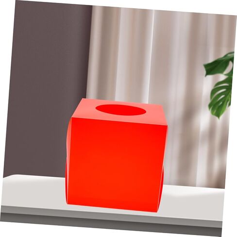 FUNOMOCYA Box Box صندوق السحب صندوق منظم بلاستيكي حاوية تذكرة السحب حاوية بلاستيكية صناديق السحب صندوق الرسم صندوق البريد صندوق الألعاب صندوق كرة التذكرة لوازم السحب المكتب الأحمر in Saudi Arabia