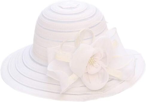 Eanny Womens Church Kentucky Derby Sun Hat Wedding Tea Party Dress Bowler Hat in Saudi Arabia