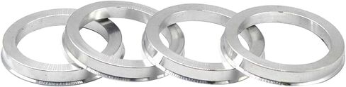 DCVAMOUS Alloy Aluminum Hub Centric Rings 106 to 87.1, Set of 4 - Performance Spigot Hubrings fit 87.1mm Vehicle Hub and 106mm Wheel Center Bore Compatible with Ford F150 Lincoln in Saudi Arabia
