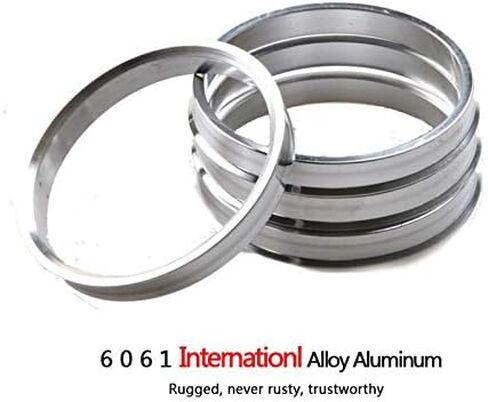 DCVAMOUS Alloy Aluminum Hub Centric Rings 106 to 87.1, Set of 4 - Performance Spigot Hubrings fit 87.1mm Vehicle Hub and 106mm Wheel Center Bore Compatible with Ford F150 Lincoln in Saudi Arabia