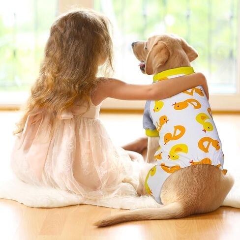 Pedgot 6 Packs Puppy Dog Onesies Soft Pure Cotton Dog Pajamas Cute Dog Clothes Pet Jumpsuit Puppy Rompers Puppy Bodysuits for Pet Dog Daily Wear Party (Small, 6 Styles) in Saudi Arabia
