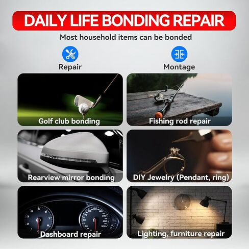 PLJOFRSHI Clear ab Epoxy Glue ，Multipurpose epoxy Resin Adhesive for Repairing Plastic, Metal, Ceramics, Wood，Fishing rods etc，It is The Best Waterproof Plastic Welding Repair Glue（1） in Saudi Arabia