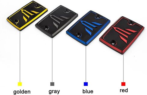 CNC Motorcycle Front Brake Fluid Reservoir Cap Cover Compatible with MT07 MT-07 FZ07 FZ-07 MT10 FZ10 MT-10 FZ09 FZ-09 MT09 MT-09 FJ-09 Tracer 900 GT, XSR 700 900 ABS 2014-2021 in Saudi Arabia
