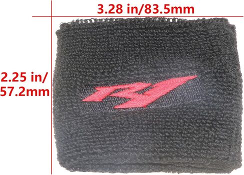 iTobest يناسب Y-a-m-a-h-a YZF R1 R1S YZF-R1 1999-2022 ملحقات الدراجات النارية غطاء خزان سائل الفرامل (أسود R1Red) in Saudi Arabia