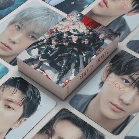 55Pcs Lomo card set For ENHYPEN%（JAPAN 3rd SINGLE '結 -YOU-'B Ver）Photocards Merchandise gift for Girls and Boys Collection Decorations in Saudi Arabia