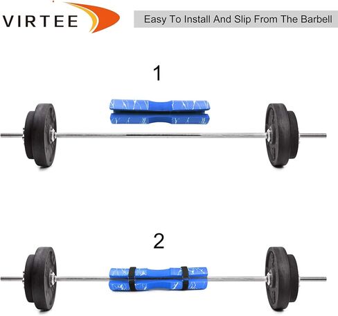 Barbell Pad for Squats, Lunges and Hip Thrusts - Squat Pad Weight Lifting Bar Cushion Pad Protector for Neck and Shoulder - Fit Standard and Olympic Bars in Saudi Arabia