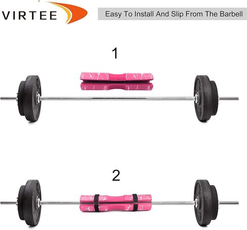 Barbell Pad for Squats, Lunges and Hip Thrusts - Squat Pad Weight Lifting Bar Cushion Pad Protector for Neck and Shoulder - Fit Standard and Olympic Bars in Saudi Arabia
