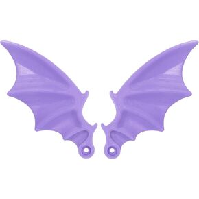 Bat Wings License Plate Decor - Personalized License Plate Added Decoration for Cool Car Front Plates and Back Plates - Wings for Decorative License Plates - Black, 3.5 Inches, 2 Pairs in Saudi Arabia