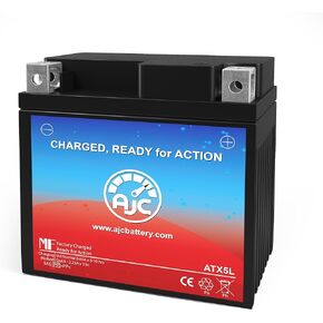 AJC Battery Compatible with Kawasaki KFX50 50CC ATV Battery (2007-2017) in Saudi Arabia