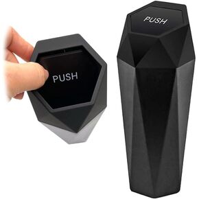 عبوتان من حامل تخزين السيارة الصغير الأسود للأقلام والعملات النقدية والنقود، يناسب حامل الأكواب in Kuwait