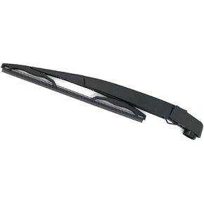 Generic Rear Wiper Arm Blade For Toyota Corolla Cross 2022-2024 L, LE, XLE, Hybrid S, SE, XSE, 1 Piece, Hook Mount, Plastic, Natural Rubber, Metal, Part Number LX-241229557 in Kuwait