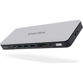 VisionTek VT2510 USB-C Docking Station - Multi Display MST Dock 100W Power Delivery in Kuwait