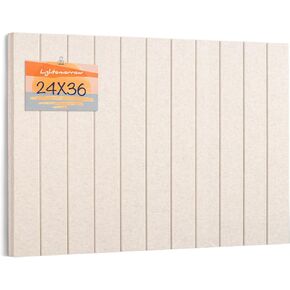 لوحة إعلانات، لوحة دبوس زخرفية مقاس 24 × 18 بوصة، بديل لوحة الفلين مقاس 4 × 3 بوصة للجدار، لوحة صور قابلة للطي مع 20 دبوس دفع - خطوط الشوفان in Kuwait