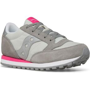 Saucony Jazz Original (Little Big Kid) Sneaker, Grey/Blue/Orange, 2 US Unisex in Saudi Arabia