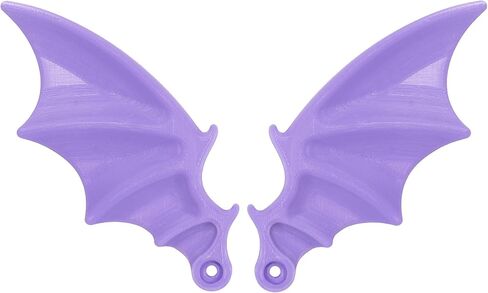 Bat Wings License Plate Decor - Personalized License Plate Added Decoration for Cool Car Front Plates and Back Plates - Wings for Decorative License Plates - Black, 3.5 Inches, 2 Pairs in Saudi Arabia