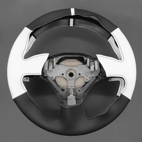 غطاء عجلة القيادة مخيط يدويًا من MEWANT لسيارة Toyota RAV4 1998-2003/Celica 1999-2006/Corolla (US) 2003-2008/Matrix 2002-2008/MR2 1999-2007/Supra 1996-2002/Caldina 1997-2002 in Saudi Arabia