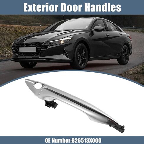 ACROPIX Front Left Car Exterior Outside Door Handle Fit for Hyundai Elantra 2011-2016 No.826513X000 - Pack of 1 in Saudi Arabia