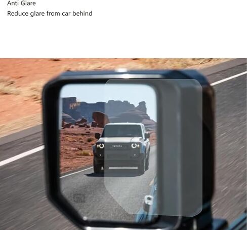 Protive Film For Land Cruiser 2024 2025 Mirror,Reduce Glare&Anti Water,Land Cruiser Exterior Accessories in Saudi Arabia