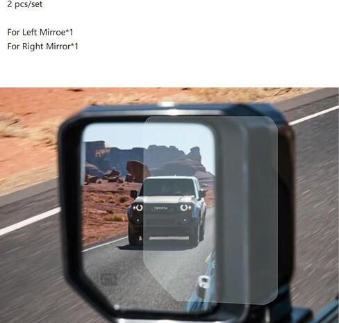 Protive Film For Land Cruiser 2024 2025 Mirror,Reduce Glare&Anti Water,Land Cruiser Exterior Accessories in Saudi Arabia