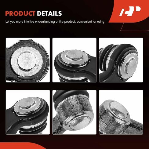 مجموعة A-Premium مكونة من 4 قطع، ذراع تحكم أمامي سفلي، طرف قضيب ربط خارجي، متوافق مع Toyota 4Runner 2003-2009، FJ Cruiser 2007-2009، Lexus GX470 2003-2009 in Saudi Arabia