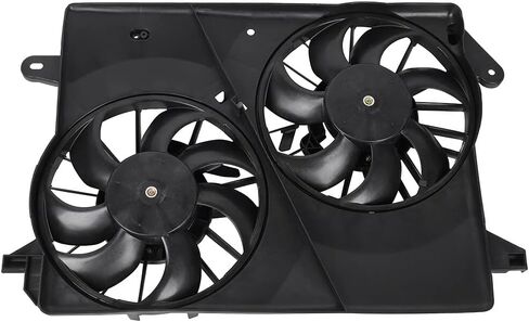 Engine Radiator Cooling Fan Assembly Fit 2006-2010 for Dodge Charger 2008-2010 for Dodge Challenger 2005-2008 for Dodge Magnum, Radiator Condenser Fan Assembly 621160 620-039 in Saudi Arabia