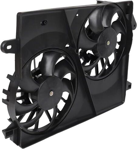 Engine Radiator Cooling Fan Assembly Fit 2006-2010 for Dodge Charger 2008-2010 for Dodge Challenger 2005-2008 for Dodge Magnum, Radiator Condenser Fan Assembly 621160 620-039 in Saudi Arabia
