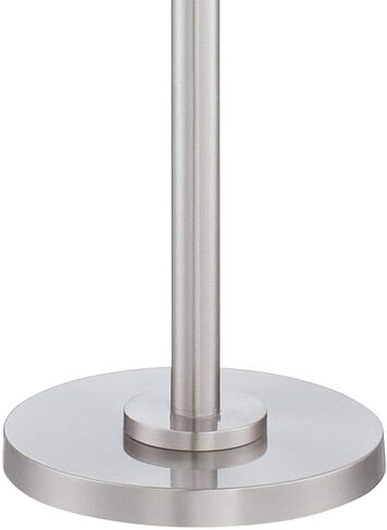 Possini Euro Design Meridian Modern Torchiere Floor Lamp Standing LED 4-Light 72" Tall Brushed Nickel Silver White Frosted Glass Shade Decor for Living Room Reading House Bedroom Office in Saudi Arabia